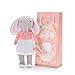 Me Too Stuffed Elephant Dolls Pink Shirt White Dress 12'' +Gift Bag …