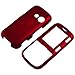 Compatible With LG Cosmos VN250/Rumor2 LX265 Cell Phone Red Rubber Feel Protective Case Faceplate Cover