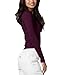 Adar Womens Comfort Long Sleeve T-Shirt Underscrub Tee - 2900 - Eggplant - M
