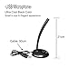 eBerry 2nd Generation Plug and Play Home Studio Adjustable Desktop USB Microphone Elegant Streamline Design USB Mic Compatible with PC, Laptop and Mac, Ideal for Chatting and Skype