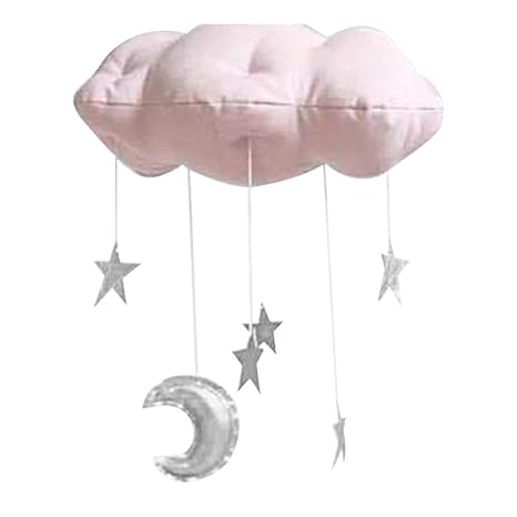 Cloud Pendant Nursery Om Stars Baby Children Bedroom Ceiling Home