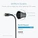 Anker Powerline+ Lightning Cable (6ft) Durable and Fast Charging Cable [Double Braided Nylon] for iPhone X / 8/8 Plus / 7/7 Plus / 6/6 Plus / 5s / iPad and More(Gray)