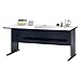 Bush Business Furniture Series A 72W Desk in Slate and White Spectrum
