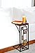 Kleeger Sofa Side Table with Cup Holder: Modern Coffee/Snack Table for Living Room, Bedroom, Dining Room| Contemporary Wood End Table| Elegant, Stylish Side Table| Perfect for Small Rooms