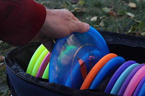Kestrel Disc Golf Bag | Made from Heavy Duty Canvas | Comfortable & Portable Frisbee Golfing Bag for Beginners to Advanced Players | Fits up to 15+ Discs & Other Golf Equipment | Functional Design