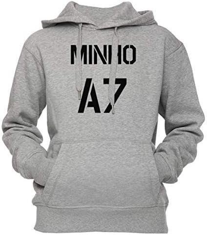 Erido Minho - A7 Unisex Men's Women's Hoodie Sweatshirt Pullover Grey