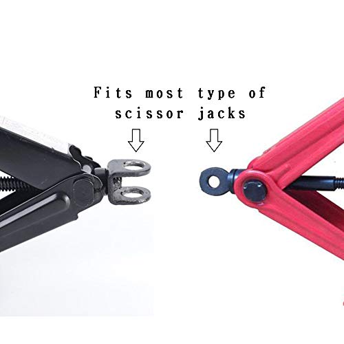 Dr.Roc Scissor Jack Adapter for 1/2 Inch Drive Impact Wrench or 13/16