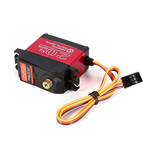 Goolsky DSSERVO DS3218MG RC Servo 20kg Wasserdichtes Aluminiumoberteil Einachsiges Servo Metallzahnrad Digitales Servo… – Bild 4
