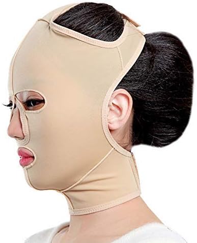 iPobie Face Lifting Slimming V Face Mask Full Coverage Bandage Facial Slimming Reduce Facial Double Chin Care Weight Loss Beauty Belt(L)