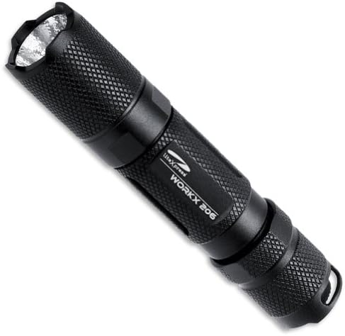 LiteXpress LXL445001 Led Aluminium Flashlight Workx 206 with 1x AA/ 65 Lumens (ANSI) by LiteXpress Germany