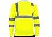 JORESTECH Safety T Shirt Reflective High Visibility Long Sleeve Yellow/Lime ANSI Class 3 Level 2 Type R TS-02 (2XL)