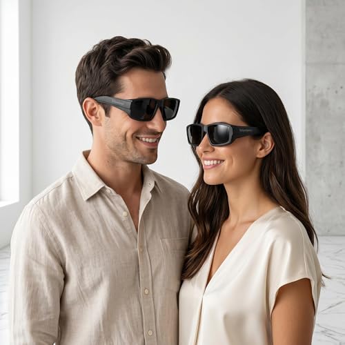 Plastic Solar Eclipse Glasses Approved ISO 12312-2 & CE Certified - Safe for Direct Observation - Glasses for Viewing Solar Eclipses - AAS Listed - Total Eclipse 2026