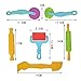 Mtele Assorted Smart Clay and Play Dough Tool Kit, 6-Piece