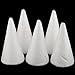 Homyl 10 Pieces Novelty Styrofoam Foam Ornament Cone Shaped DIY Kid Crafts Party Decoration
