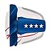 ARCTIC Breeze USB Desktop Fan with Flexible Neck and Adjustable Fan Speed, Gooseneck Fan, USA Design in Red, White and Blue