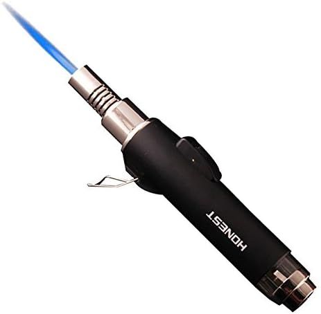 PAIGOU Outdoor Windproof Lighter 1300Degree Torch Jet Flame Pencil Butane Gas Refillable Fuel Welding Soldering Pen (No Gas)