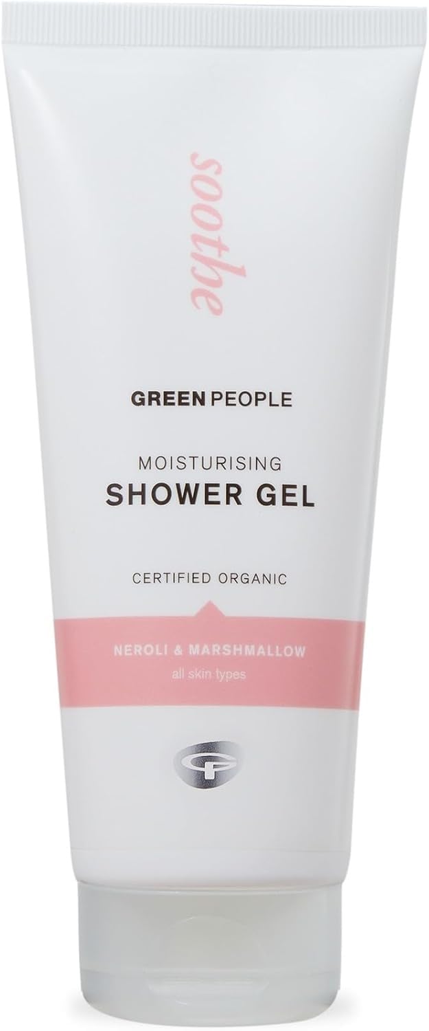 Green People Moisturising Shower Gel - Natural and Organic Citrus Body Wash - SLS Free, Scented with Neroli and Mandarin, 200ml
