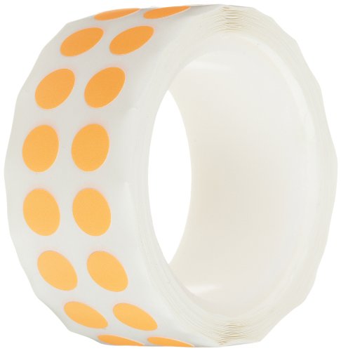 Diversified Biotech Tough-Spots Polyvinyl Labels - 3/8" Diameter White Labels (1000 Count Roll)