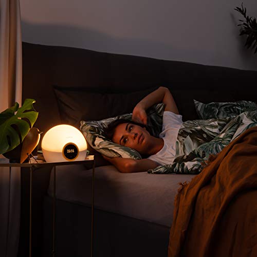 Lumie Bodyclock Rise 100 LED WakeUp Light Alarm Clock with Realistic