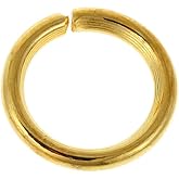 HDSupplies 1000 Pieces - 5mm Jump Rings - Gold Tone - 18 Gauge (1mm Thickness)