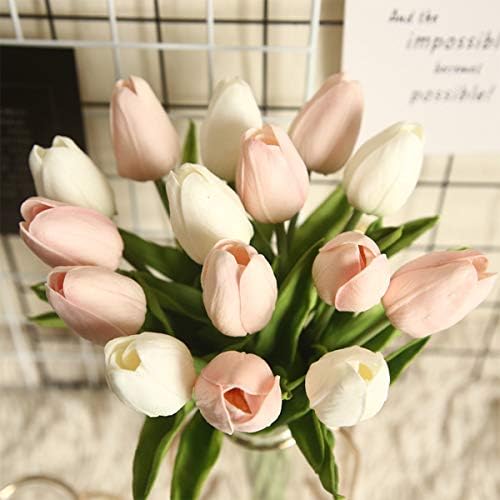 10 Pcs Multicolor Tulips Artificial Flowers Faux Tulip Stems Real Touch Feel Pu Tulips For Easter Spring Wreath Wedding Bouquet Centerpiece Floral Arrangement Cemetery Table Decor Buy Online At Best Price In