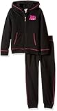 Juicy Couture Girls' 2 Piece Hooded Jacket and Jog Pant Set