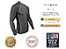 Rash Guard for Men Compression and Base Layer Shirt,  Charcoal Gray, Large
