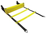 Wacces Adjustable Agility Ladder for Soccer, Speed, Football, Fitness with Free Carry Bag