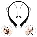 GULUDED Bluetooth Headphones Sports Neckband Headset Retractable Earbuds Wireless Sweatproof Bluetooth 4.1CSR Stereo Earphones with Noise Cancelling Mic for sports and Gym