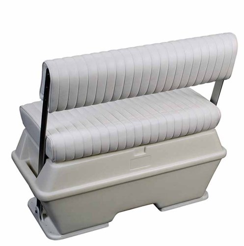 Moeller-Deluxe-Permanent-Mount-Swing-Back-Cooler-or-Livewell-Boat-Seat-72-Quart-37-x-185-x-345-Capacity-White boat seat and cooler