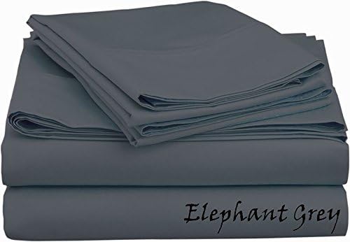 Hotel Luxury Cruiz Linen 500-Thread-Count Egyptian Cotton Luxurious 1-PC Button Closure Duvet Cover Emperor Solid Elephant Grey With Wholesale Price