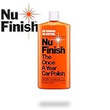 Nu Finish Liquid Polish 16 oz for Cars, Advanced Top Coat Sealant with Simple Once A Year Application, Perfect Kit for Fiberglass Boats, Motorcycles and Various Appliances