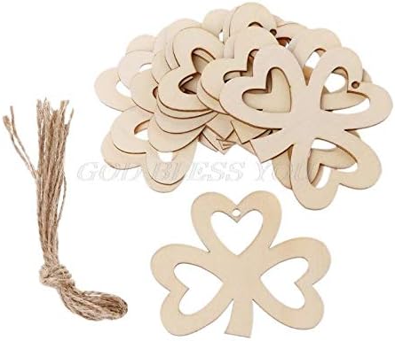 Amazon Com Door Number 10pcs Set Heart Three Leaf Clover Diy
