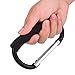 Pack of 2 Grocery Bag Holder Handle Carrier Tool Grip Your Tote，Handy Stroller Hooks, Multi Purpose Mommy Hooks, Pushchair Shopping Bag Hook Carabiner (Black)