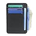 RFID Wallet Front Pocket Mini - Protective Minimal Wallets for Men and Women (Black)