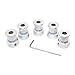 Witbot Aluminum GT2 Timing Belt Pulley 20Teeth bore 6.35mm for RepRap 3D Printer(Pack of 5pcs)