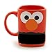 Enesco Our Name is Mud “Elmo” Sesame Street Mug with Cookie Slot, 1 Count (Pack of 1), Red