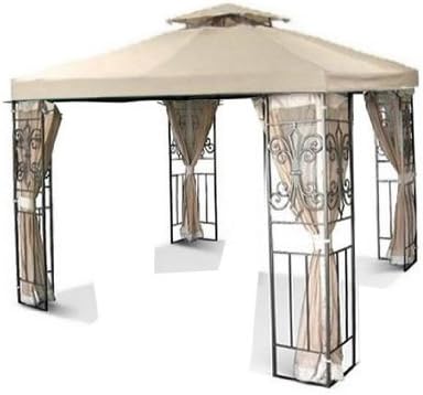 New 10 x 10 feet Replacement Gazebo Canopy Top - Beige