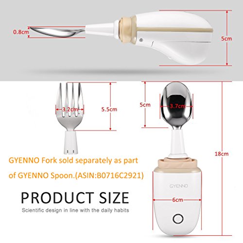 GYENNO Parkinson Spoon, AntiTremble Gyroscopic Tableware, Self