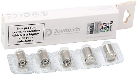 Joyetech Cubis Series Atomiser Replacement BF SS316 Coils Head 0.6 ohm Pack of 5-No Tobacco, Nicotine-Free