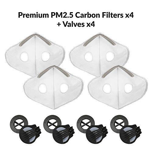 Debrief Me Power Life Anti Pollution Mask |+ 4 Filters| 99% Blocked with Powerful Advanced N99 Respirator Breathing Mask -Comfy Cushioned Nose Neoprene Mask for Smoke, Pollution, Dust, Allergies - Thumbnail 3