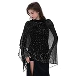 Banetteta"Starry Night" Rhinestone Shawls and Wraps for Evening Dresses Wedding Shawl Wrap Shiny Scarf Banetteta"Starry Night" Rhinestone Shawls and Wraps for Evening Dresses Wedding Shawl Wrap Shiny Scarf