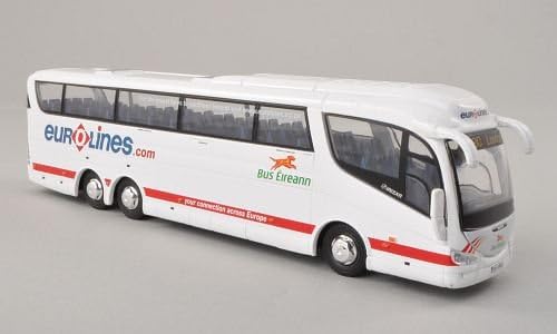 Scania Irizar, Eurolines.com - Eireann , 0, Model Car, Ready-made, Oxford 1:76