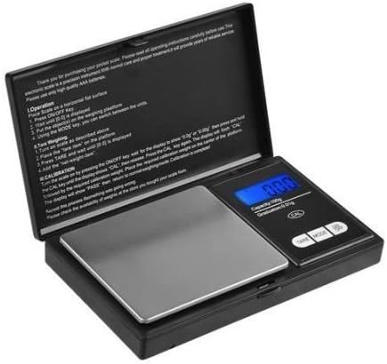 GNEY Digital Pocket Scale 0.01G To 500G For Kitchen Jewellery Weighing - Black