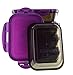 6 Pack Fitness Sure Seal Containers 20oz Black/Neon Purple Set of 5