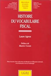 Histoire du vocabulaire fiscal