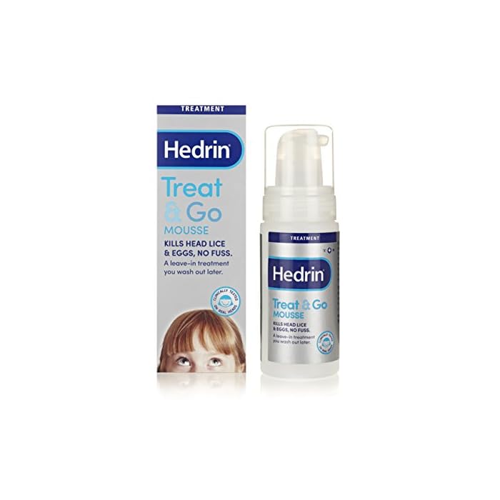 Hedrin Treat & Go Mousse - Fuss Free Head Lice Treatment 100ml