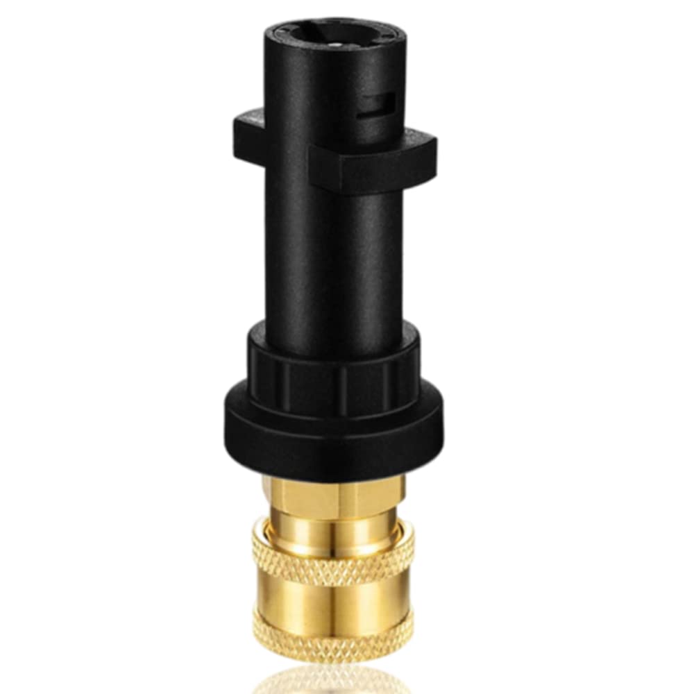 HuYiGGZ Pressure Washer Adapter & Nozzles Connector Fitting Compatible with Karcher/Kärcher K Series K2, K3, K4, K5, K6, K7 High Pressure Washer (Pressure Washer Adapter)