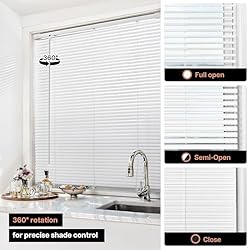LazBlinds No Tools No Drill Cordless 1" Vinyl Mini
