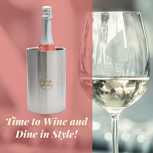 Bunzzr Stainless Steel Wine Chiller Bucket Insulated Long Lasting